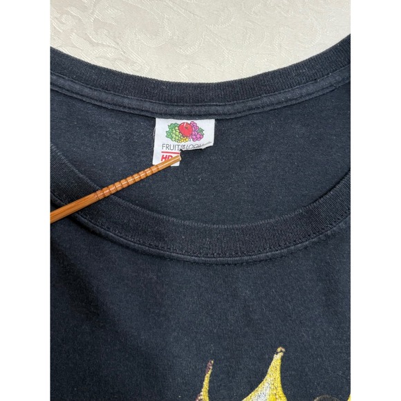 Fruit of the Loom BIG PAWPAW Graphic Men's T-shirt‎ Black XL Novelty Casual - Picture 5 of 7